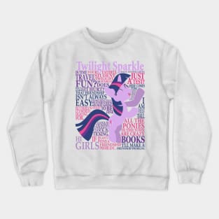 Many Words of Twilight Sparkle Crewneck Sweatshirt